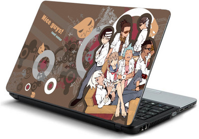 

Geek ANIME GUYS COMPANY FRIENDS Laminated Vinyl Laptop Decal 15.6