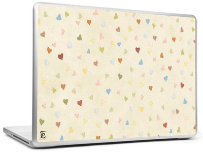 

Print Shapes Heart background Vinyl Laptop Decal 15.6