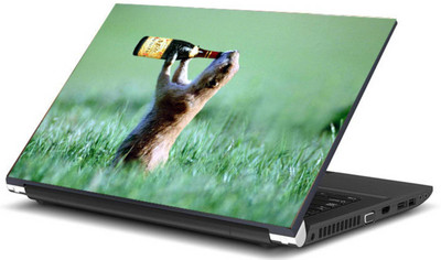 

Print Shapes MONGOOSE Drinking Beer Vinyl Laptop Decal 15.6