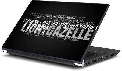 

ShopMantra It Doesn't Matter Quote Vinyl Laptop Decal 15.6