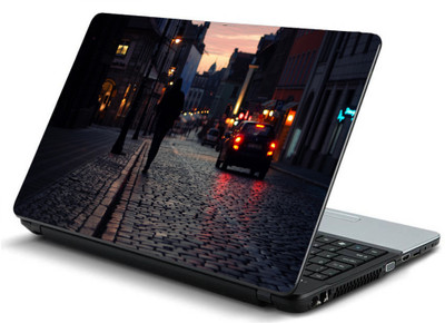 

Geek CITY ROAD NIGHT TRAFFIC SKY BUILDINGS Laminated Vinyl Laptop Decal 15.6