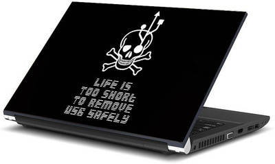 

Geek life is too short to remove usb safely Laminated Vinyl Laptop Decal 15.6