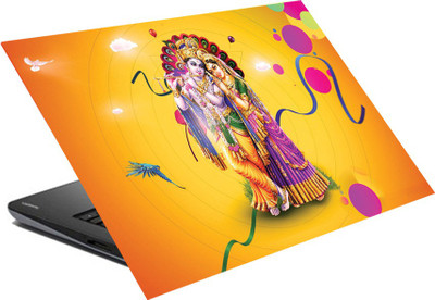 

hifex lord radh krishna birds vinyl Laptop Decal 15.6