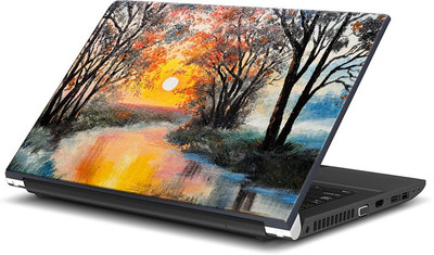 

ShopMantra Beauitiful Sunset View Composition Vinyl Laptop Decal 15.6