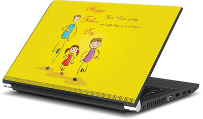 

ShopMantra Happy Father's Day -SMFP00002209 Vinyl Laptop Decal 15.6