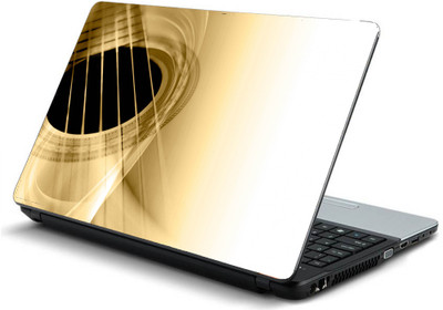 

Geek GUITAR GRAFFIC CLOSE UP STRINGS Laminated Vinyl Laptop Decal 15.6