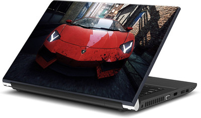

ShopMantra Red Lamborghini Vinyl Laptop Decal 15.6