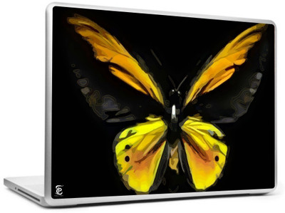 

Print Shapes Yellow butterfly Vinyl Laptop Decal 15.6
