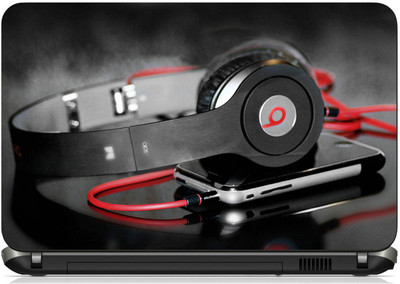 

Psycho Art Headphone With Phone Vinyl Laptop Decal 15.6