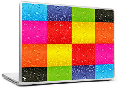 

Print Shapes Colorfull water blocks Vinyl Laptop Decal 15.6