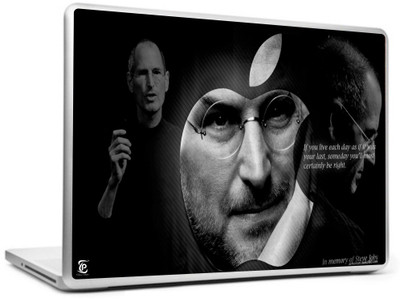 

Print Shapes Steve job with Apple Vinyl Laptop Decal 15.6