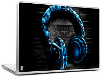 Print Shapes 3d headphone Vinyl Laptop Decal 15.6