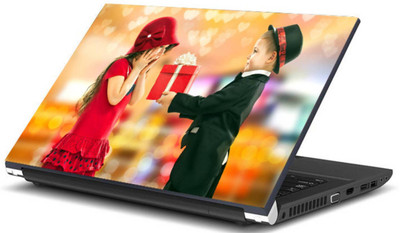 

Print Shapes Cute Little Couple Gift Vinyl Laptop Decal 15.6