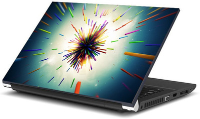 

Geek Colourfull Bars Explosion Laminated Vinyl Laptop Decal 15.6