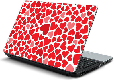 

Geek HEART TEXTURE RED Laminated Vinyl Laptop Decal 15.6