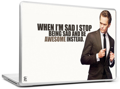 

Print Shapes When I m Sad Vinyl Laptop Decal 15.6