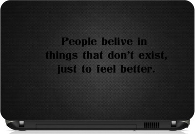 

Psycho Art People Belive In Things Quotee Vinyl Laptop Decal 15.6
