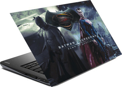 

hifex batman vs superman movie vinyl Laptop Decal 15.6