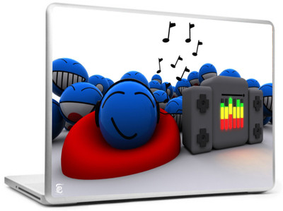 

Print Shapes Music smileys hd Vinyl Laptop Decal 15.6