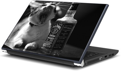 

Artifa Jack daniels and cat Vinyl Laptop Decal 15.6