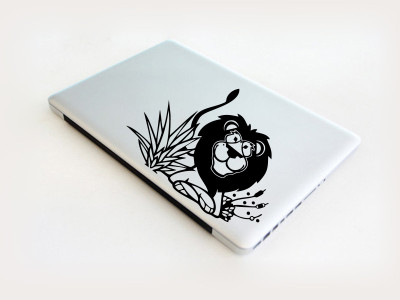 

Decor Kafe Decor Kafe Lion King Cartoon sticker Self Adhesive Vinyl Laptop Decal 15.6