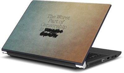 

ShopMantra Censorship Minimal Vinyl Laptop Decal 15.6