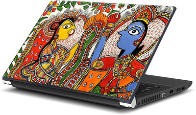 

ShopMantra Traditional Radha Krishna Modern Painting Vinyl Laptop Decal 15.6