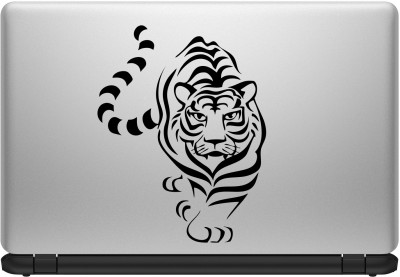 DECOR KAFE Tiger Abstract Laptop Sticker Self Adhesive Vinyl Laptop Decal 15.6