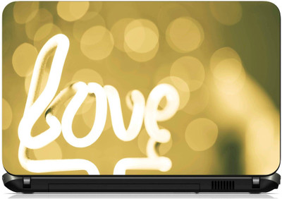 

Geek Light Love Design Laminated Vinyl Laptop Decal 15.6