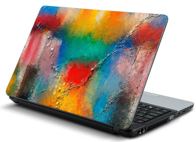 

Geek SPORTS COLORFUL TEXTURE Laminated Vinyl Laptop Decal 15.6