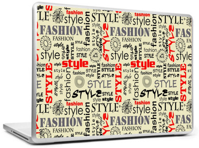 

Print Shapes Fashion style words letters Vinyl Laptop Decal 15.6