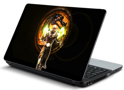 

Geek MORTAL COMBAT CHARACTER DRAGON MAGIC FIRE Laminated Vinyl Laptop Decal 15.6