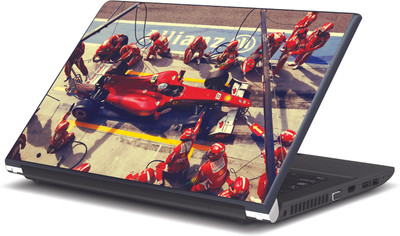 Artifa F1 Car Pit Stop Vinyl Laptop Decal 15.6