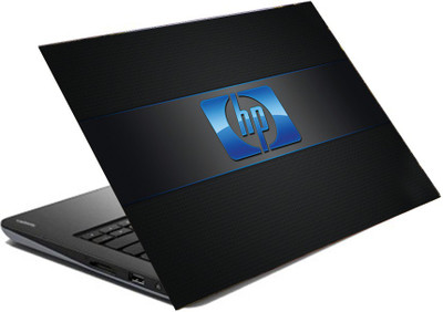 

hifex LOGO HP BLUE BLACK 15.6X10 INCHES VINYL Laptop Decal 15.6