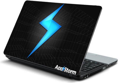 

Geek APP STROM BLACK BLUE SPACE Laminated Vinyl Laptop Decal 15.6