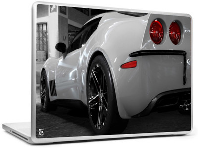 

Print Shapes White Car Back Vinyl Laptop Decal 15.6