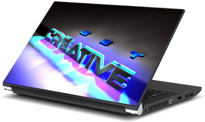 

Print Shapes Blue get Creative Vinyl Laptop Decal 15.6