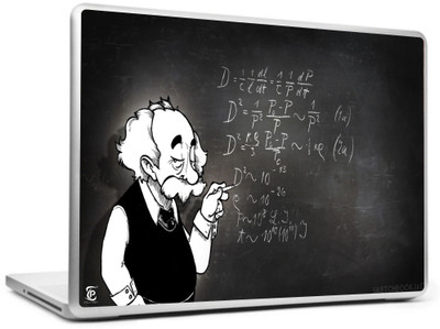 

Print Shapes Albert einstein cartoon Vinyl Laptop Decal 15.6