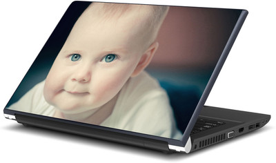 

Artifa Cute baby with Blue Eyes incredible Vinyl Laptop Decal 15.6