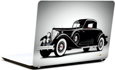 

Pics And You Black Vintage Car 2 Vinyl Laptop Decal 15.6