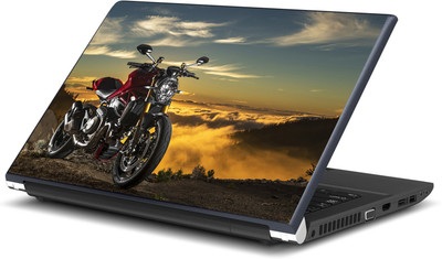 

Artifa Motorcycle On Mountains Vinyl Laptop Decal 15.6