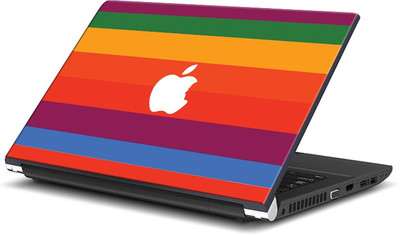 

ShopMantra Steve Jobs and Apple Minimal Logo Design Vinyl Laptop Decal 15.6