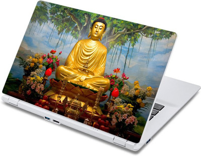 

ezyPRNT Golden Budha Statue (13 to 13.9 inch) Vinyl Laptop Decal 13