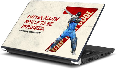 

ShopMantra Mahendra Singh Dhoni Quote Vinyl Laptop Decal 15.6