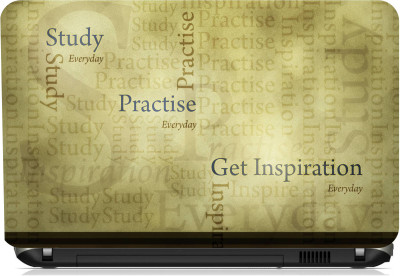 

Print Shapes Study Practise typo Cover Vinyl Laptop Decal 15.6