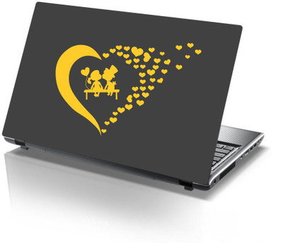 Decor Villa 12 Self Adhesive Vinyl Laptop Skin Compatible for 15.6 inch(Theme: Graffiti)