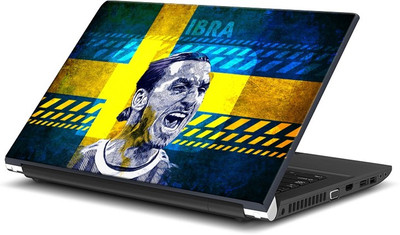 

ShopMantra Zlatan Ibra Sweden Football Vinyl Laptop Decal 15.6