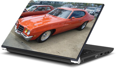 

ezyPRNT Vintage Orange Cars Parked (15 to 15.6 inch) Vinyl Laptop Decal 15