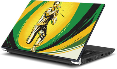 

ezyPRNT Cricket Sports Pop Art Action (15 to 15.6 inch) Vinyl Laptop Decal 15