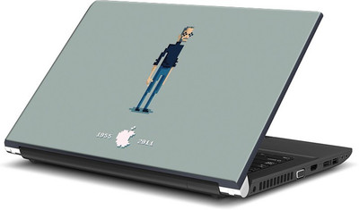 

ShopMantra Steve Jobs 8-Bit Graphic Minimal Art Vinyl Laptop Decal 15.6